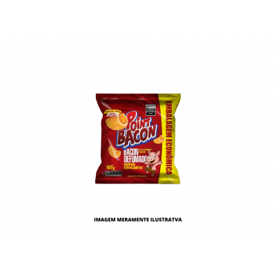 SALGADINHO - POINTCHIPS - 180g BACON LISO - CX13